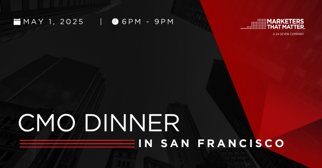 CMO dinner in San Francisco